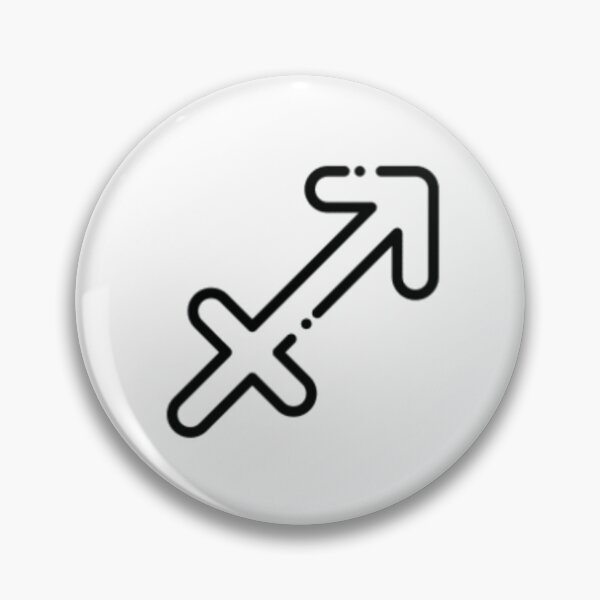 Artikelvorschau, Schwarzes Schütze-Symbol entworfen und verkauft von Wavytarot.