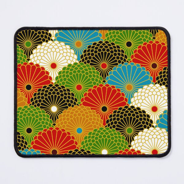 Item preview, Japanese Seigaiha Colorful Traditional Pattern Kimono designed and sold by gani-75.