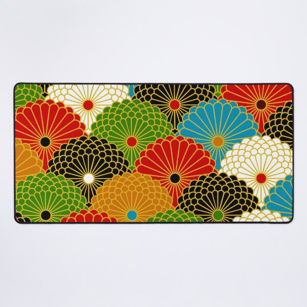 Item preview, Japanese Seigaiha Colorful Traditional Pattern Kimono  designed and sold by gani-75.