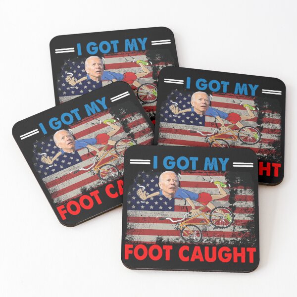 Item preview, Joe Biden falling off bicycle I got my Foot Caught designed and sold by bobbygies3720.