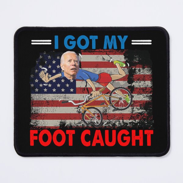 Item preview, Joe Biden falling off bicycle I got my Foot Caught designed and sold by bobbygies3720.