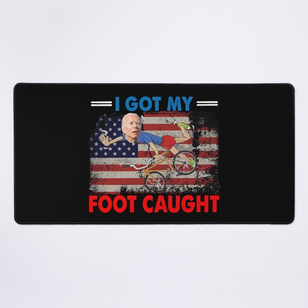 Item preview, Joe Biden falling off bicycle I got my Foot Caught designed and sold by bobbygies3720.