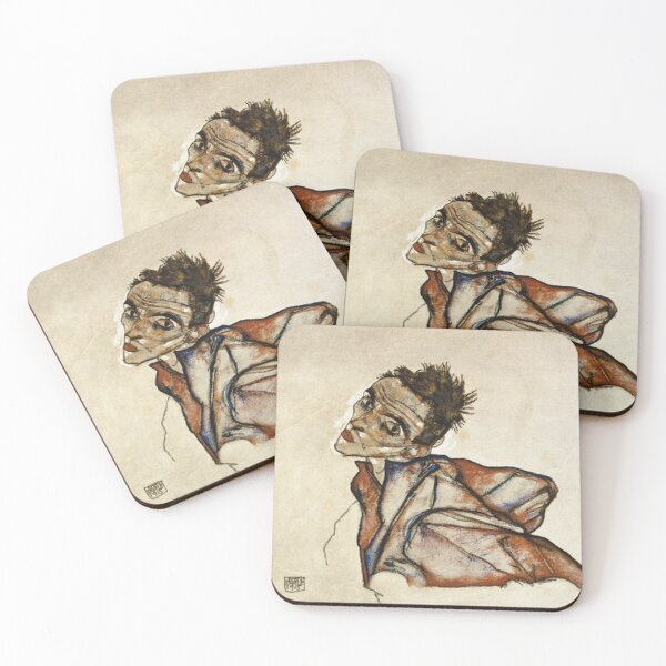 Item preview, Portrait art by Egon Schiele designed and sold by Vintage Designs +.