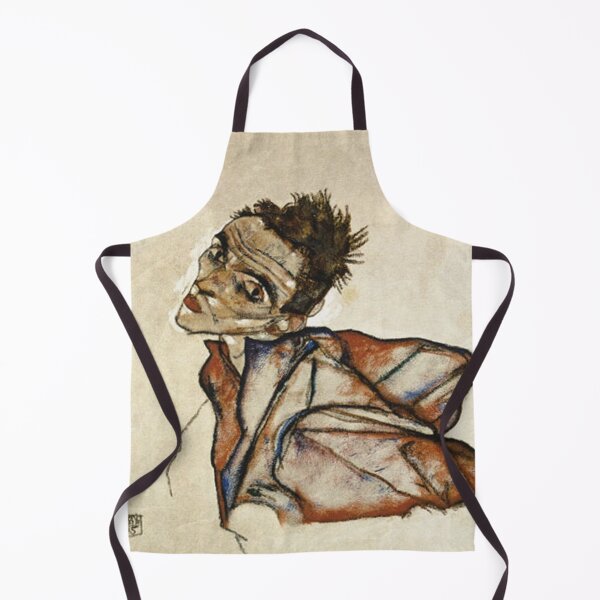 Item preview, Portrait art by Egon Schiele designed and sold by Vintage Designs +.