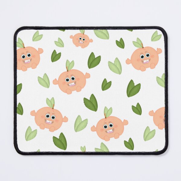 Item preview, funny and happy peach to eat designed and sold by Sandra Bredtmann.