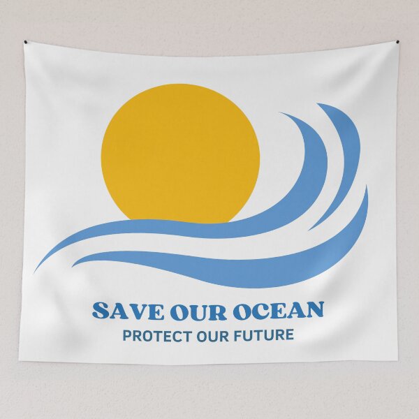 Item preview, Save our ocean protect our future designed and sold by huape.