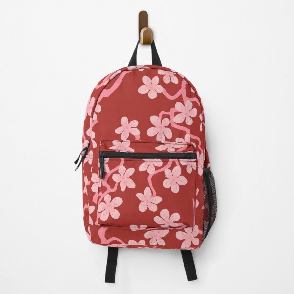 Item preview, Sakura pattern Japanese Blossom Flower Red designed and sold by gani-75.