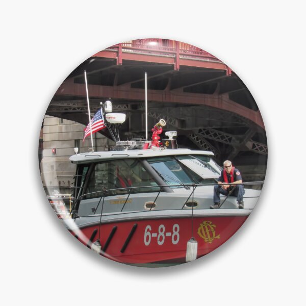 Artikelvorschau, Chicago Fire Department unter der Clark Street Bridge entworfen und verkauft von bertsworks300.