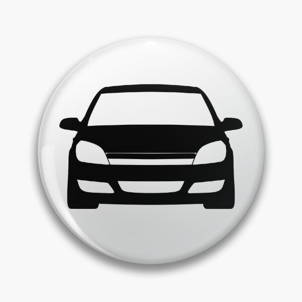 Item preview, Opel Vauxhal Holden Astra H 2004-2007 black silhouette designed and sold by EdimDesign.