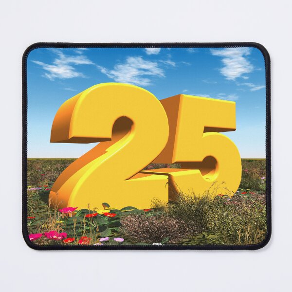 Item preview, year 25 designed and sold by MIRO3D.
