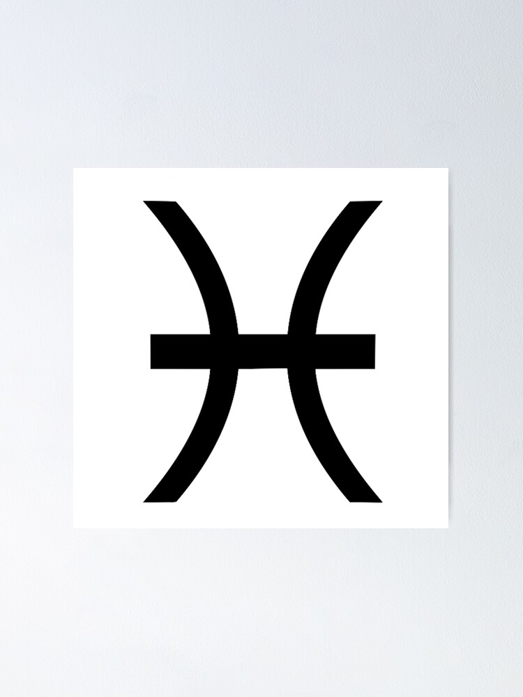 Pisces zodiac sign star sign symbol