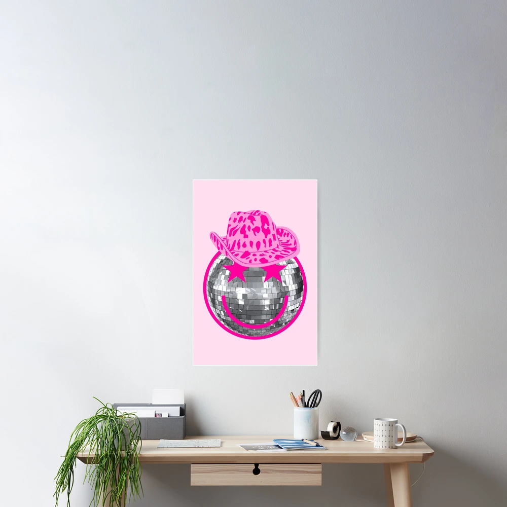 Preppy Aesthetic Pink Cowgirl Hat Disco Ball Cup – The Preppy Place