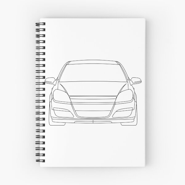 Item preview, Opel Vauxhal Holden Astra H 2004-2007 black lines designed and sold by EdimDesign.