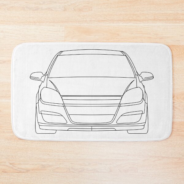 Item preview, Opel Vauxhal Holden Astra H 2004-2007 black lines designed and sold by EdimDesign.
