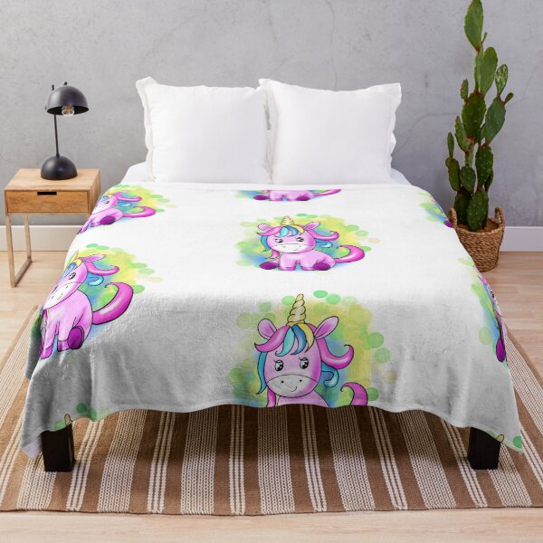 Item preview, Pinc unicorn in cartoon stil designed and sold by sonaadalian.