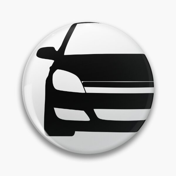 Item preview, Opel Vauxhal Holden Astra H 2004-2007 silueta negra designed and sold by EdimDesign.