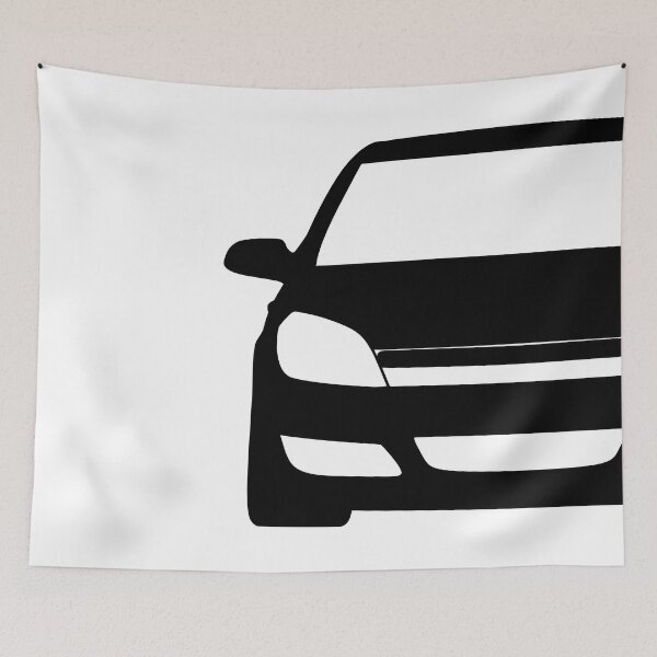Item preview, Opel Vauxhal Holden Astra H 2004-2007 black silhouette designed and sold by EdimDesign.