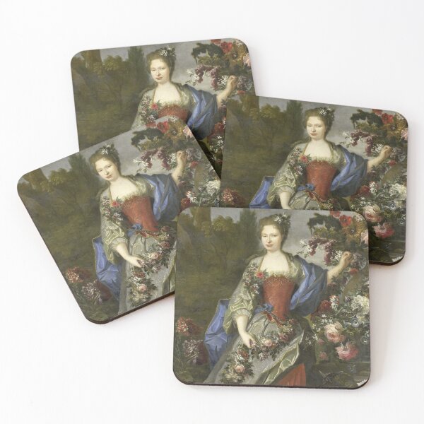 Item preview, Beautiful French woman with flowers designed and sold by Photopat.