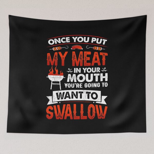 Item preview, Funny Barbeque Grillmaster Grilling Meat BBQ Smoker Griller designed and sold by haselshirt.
