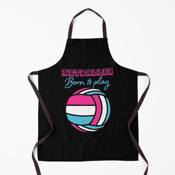 Item preview, Netball Born To Play Netballer Girls Sports Hot Pink designed and sold by hyperdesignshop.
