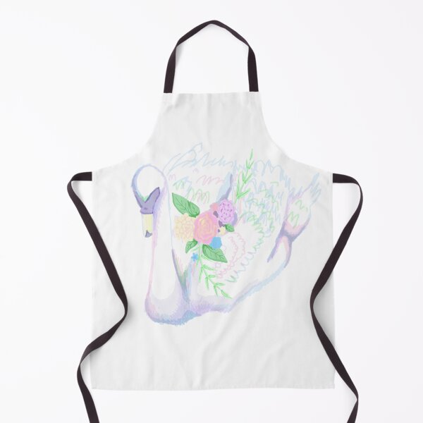 Item preview, swan with flowers  designed and sold by lavenderMagpie.