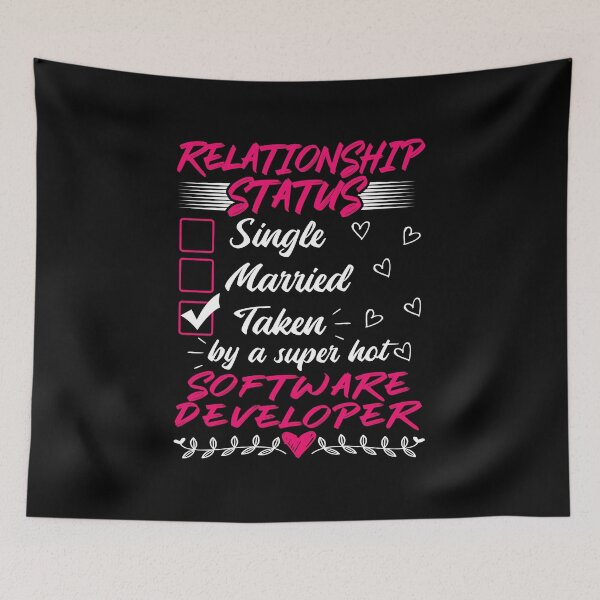 Item preview, Funny His and Her Software Developer Relationship Status designed and sold by haselshirt.