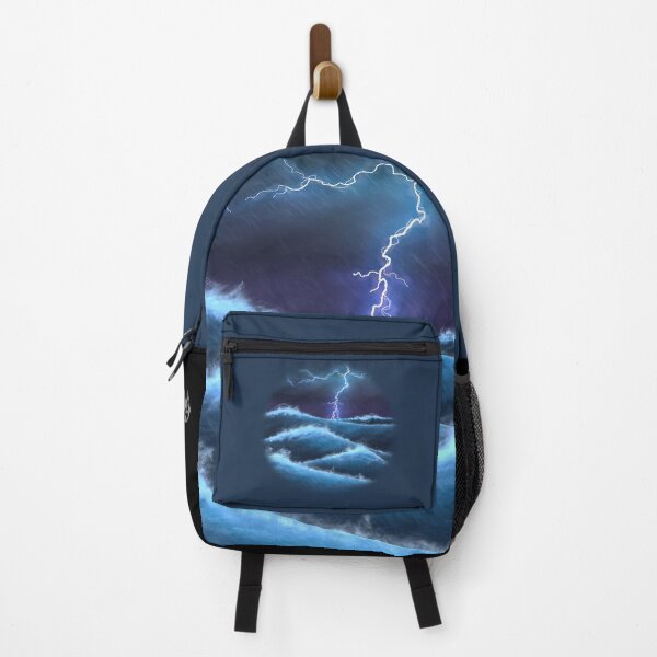 Item preview, Ocean Lightning Storm, Seascape Digital Art. designed and sold by Random Shern Creations.