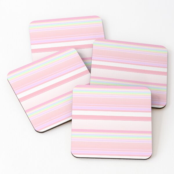 Item preview, Baby pink rainbow striped | baby pink rainbow stripes designed and sold by lausn.
