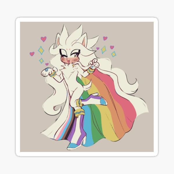 Shadow The Hedgehog mlm pride flag  Sticker for Sale by Trashcreatyre