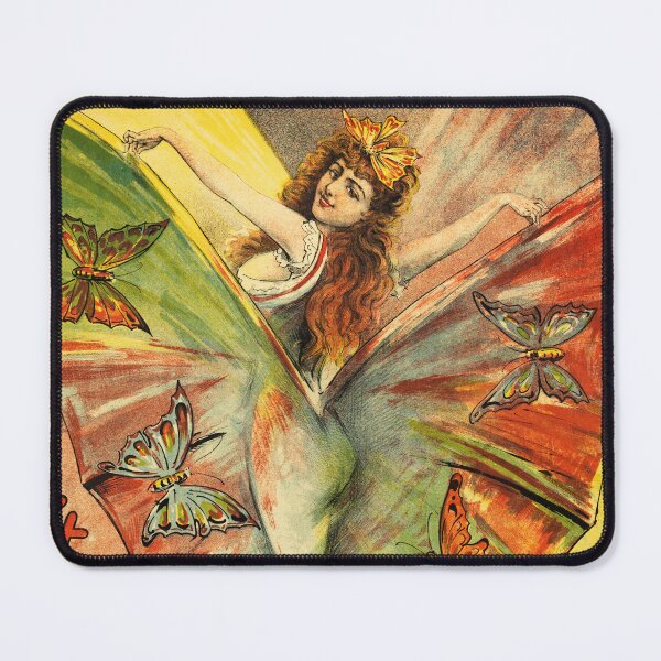 Item preview, FOLIES BERGERE LA LOIE FULLER 1895 Vintage French Theater Poster designed and sold by retroposters.