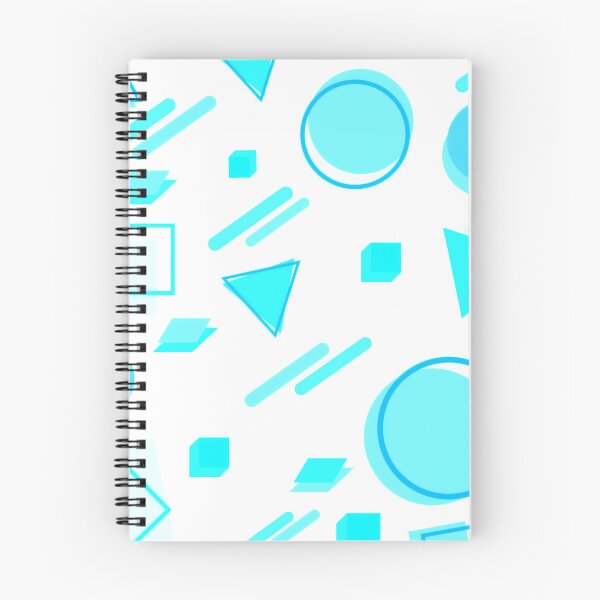 Item preview, Turquoise Memphis Style Geometric designed and sold by TotallyRetroArt.