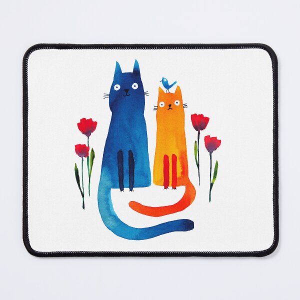 Item preview, Purrfect Day watercolour cat painting designed and sold by KatyClemmans.