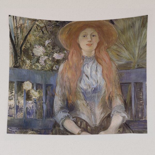 Item preview, Girl on a bench by Berthe Morisot designed and sold by RickE.