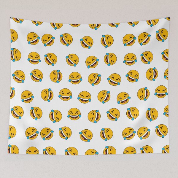 Item preview, Laughing Face Smiley Pattern - Funny designed and sold by UssefDesigns.