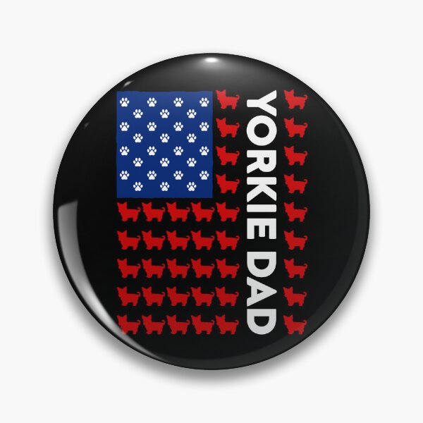 Item preview, Yorkie Dad Flag designed and sold by SunsetGloww.