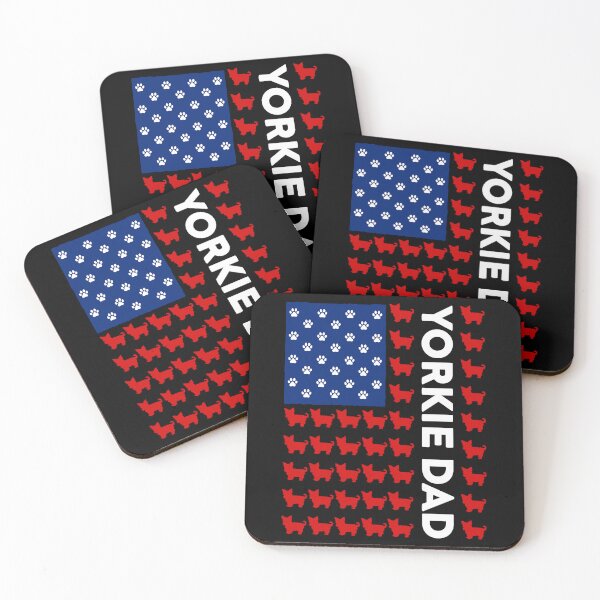 Item preview, Yorkie Dad Flag designed and sold by SunsetGloww.
