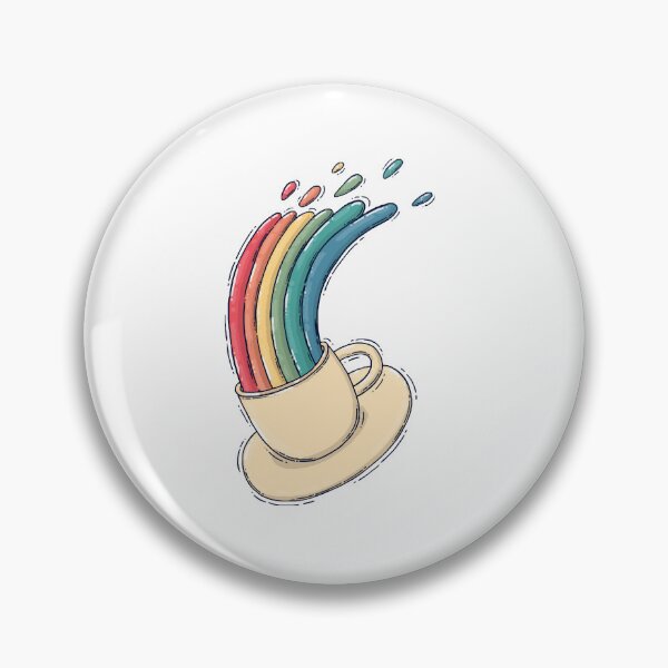 Item preview, Rainbow Coffee Cup T-Shirt designed and sold by donnalas.