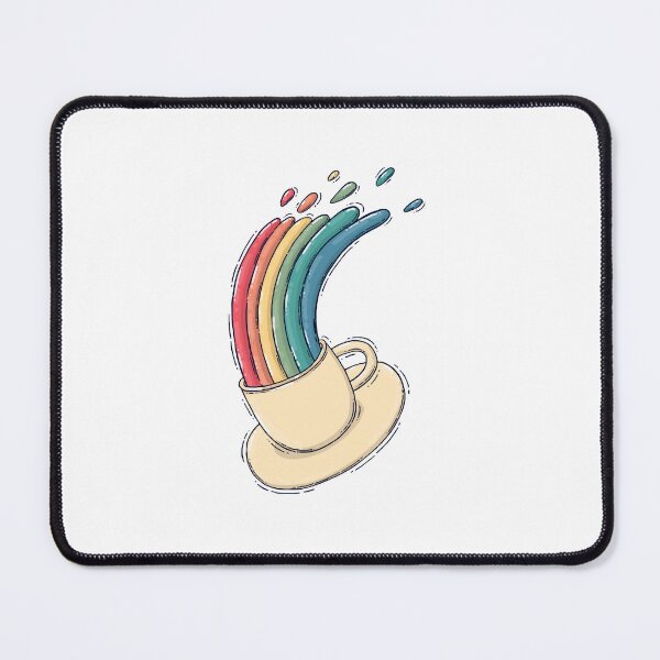 Item preview, Rainbow Coffee Cup T-Shirt designed and sold by donnalas.
