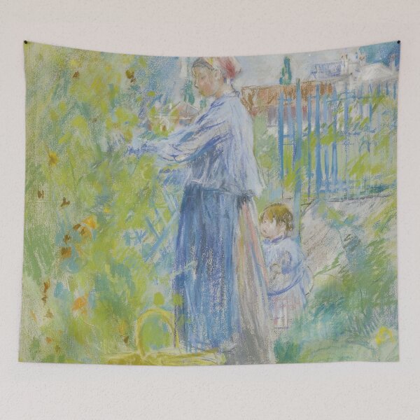 Item preview, Woman and girl in the Garden by Berthe Morisot designed and sold by RickE.