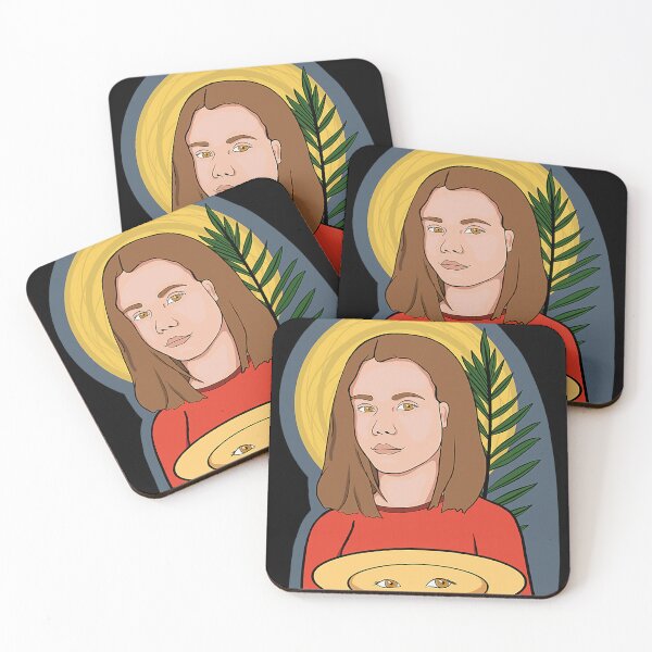 Item preview, St Lucy St Lucia Patron of Eyes and Blind Catholic Saints designed and sold by nedrae.