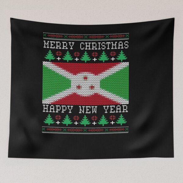 Item preview, BURUNDI FLAG UGLY CHRISTMAS designed and sold by sobriowslen.