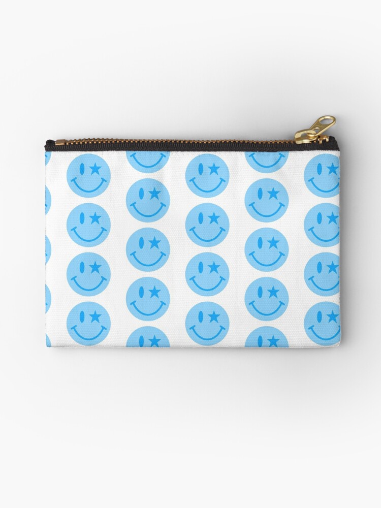Smiley Face Varsity Cosmetic Bag