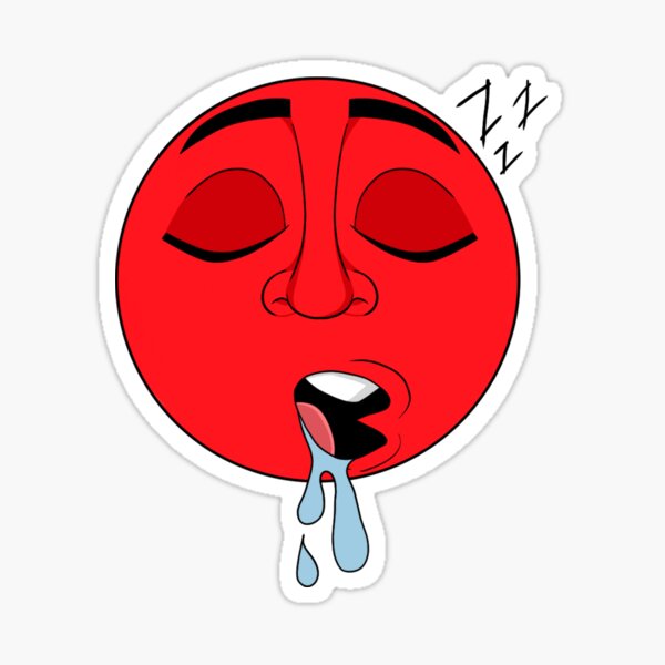 Sleepy Head Sticker