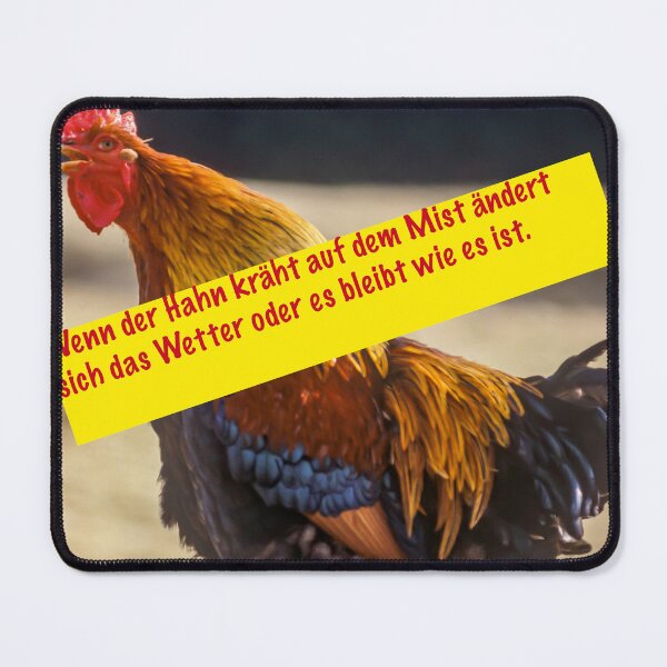 Item preview, When the rooster crows in the dungeon, the weather changes or stays the same. designed and sold by Ingo Gerlach.