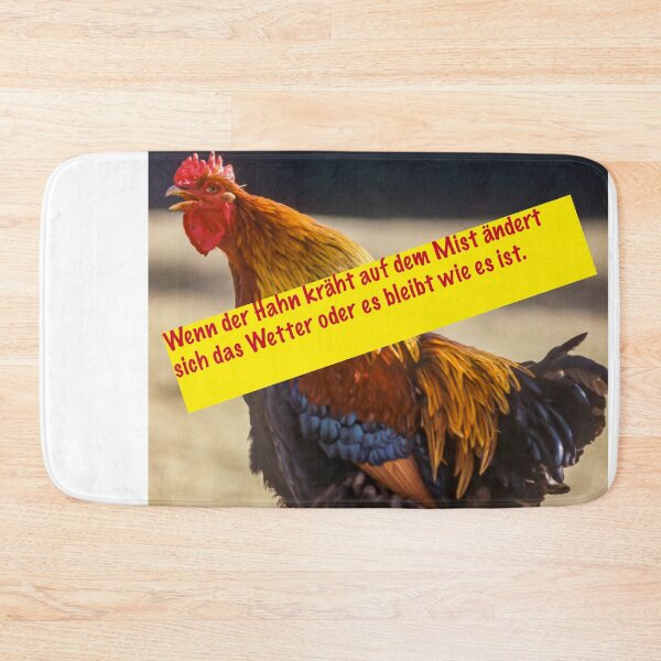 Item preview, When the rooster crows in the dungeon, the weather changes or stays the same. designed and sold by Ingo Gerlach.