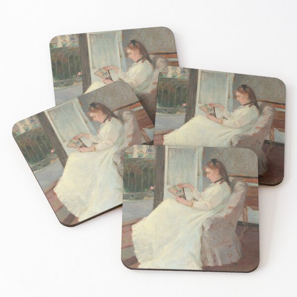 Item preview, Girl with a fan by a window by Berthe Morisot designed and sold by RickE.