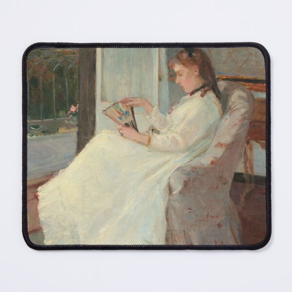 Item preview, Girl with a fan by a window by Berthe Morisot designed and sold by RickE.