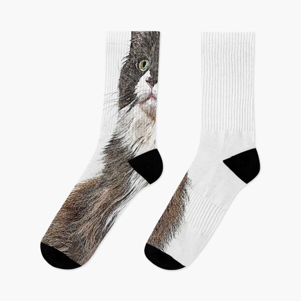 Item preview, Cute and Cool, Maine Coon Cat - Custom Pet Portrait Art Studio designed and sold by Custom Pet Portrait Art Studio.