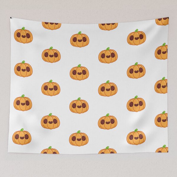 Item preview, Kawaii Pumpkin Jack-o-Lantern designed and sold by kawaiilife.