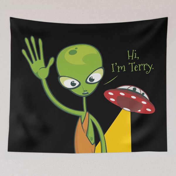Item preview, Terry The Alien designed and sold by jamieleeart.